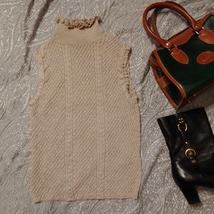 Zara Italian Knit Sleeveless Blouse